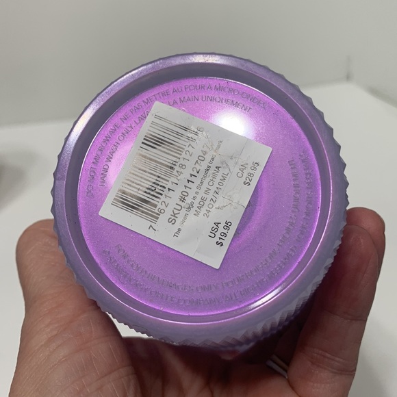 Icy Lilac Bling Studded Tumbler Starbucks - Picture 4 of 13